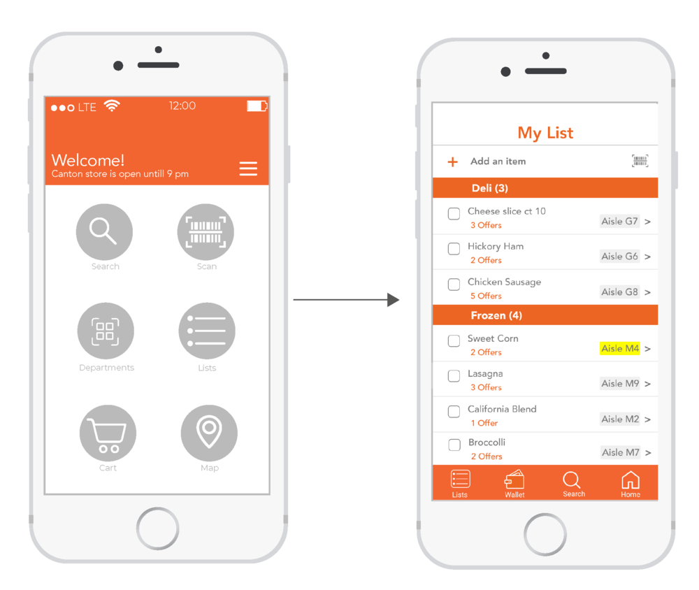 Changed the Home Page into Bottom Global navigation with essential features available to the users at all times